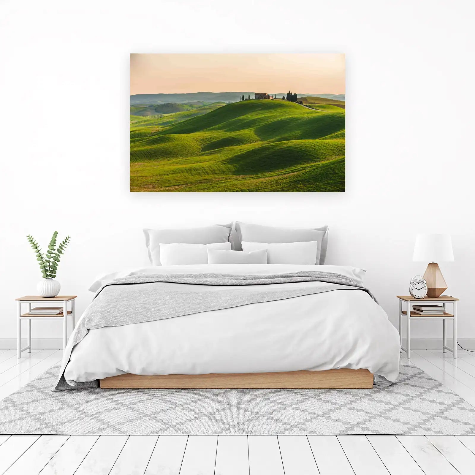 Tuscan Rolling Hills Landscape Wall Art