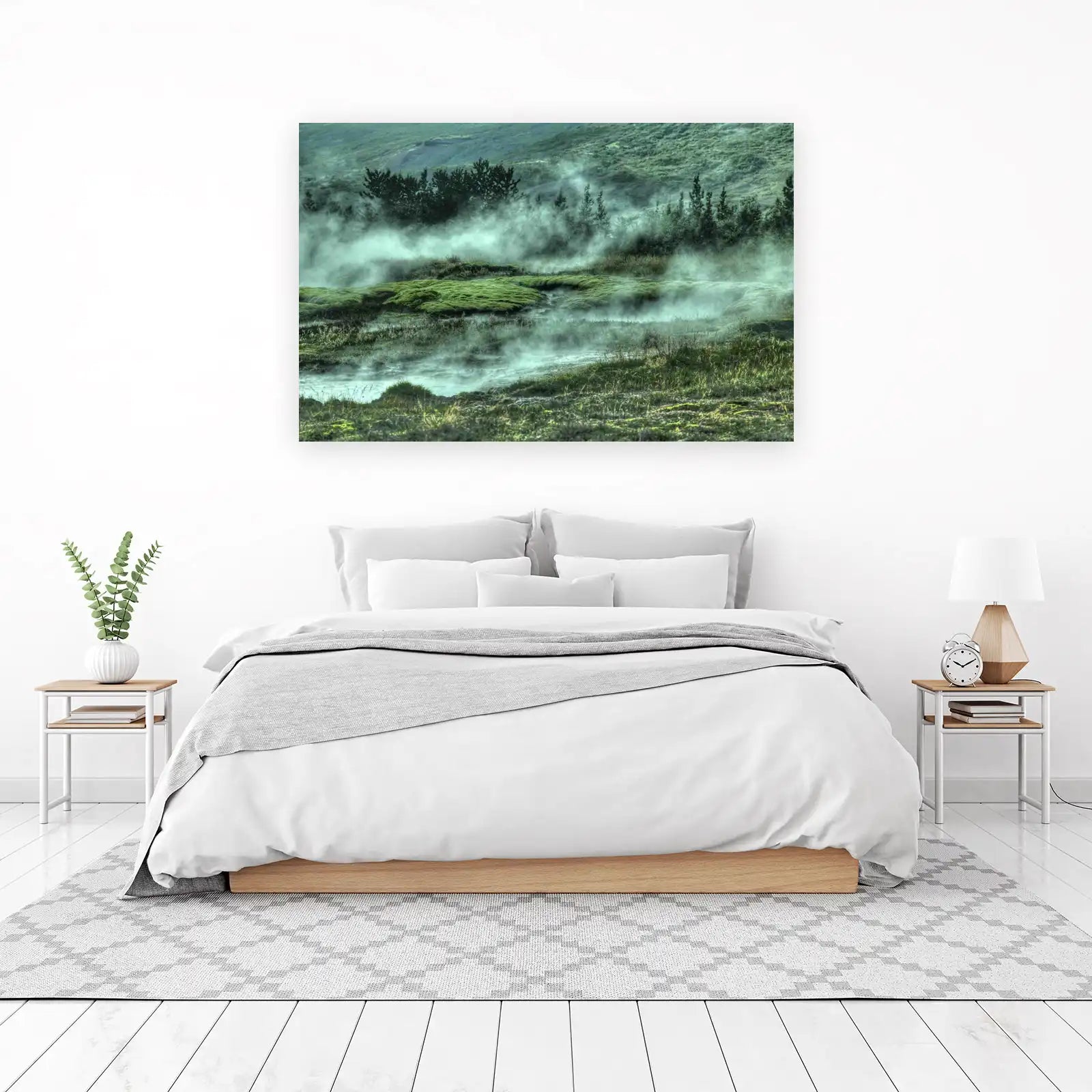 Mystical Geothermal Landscape Wall Art