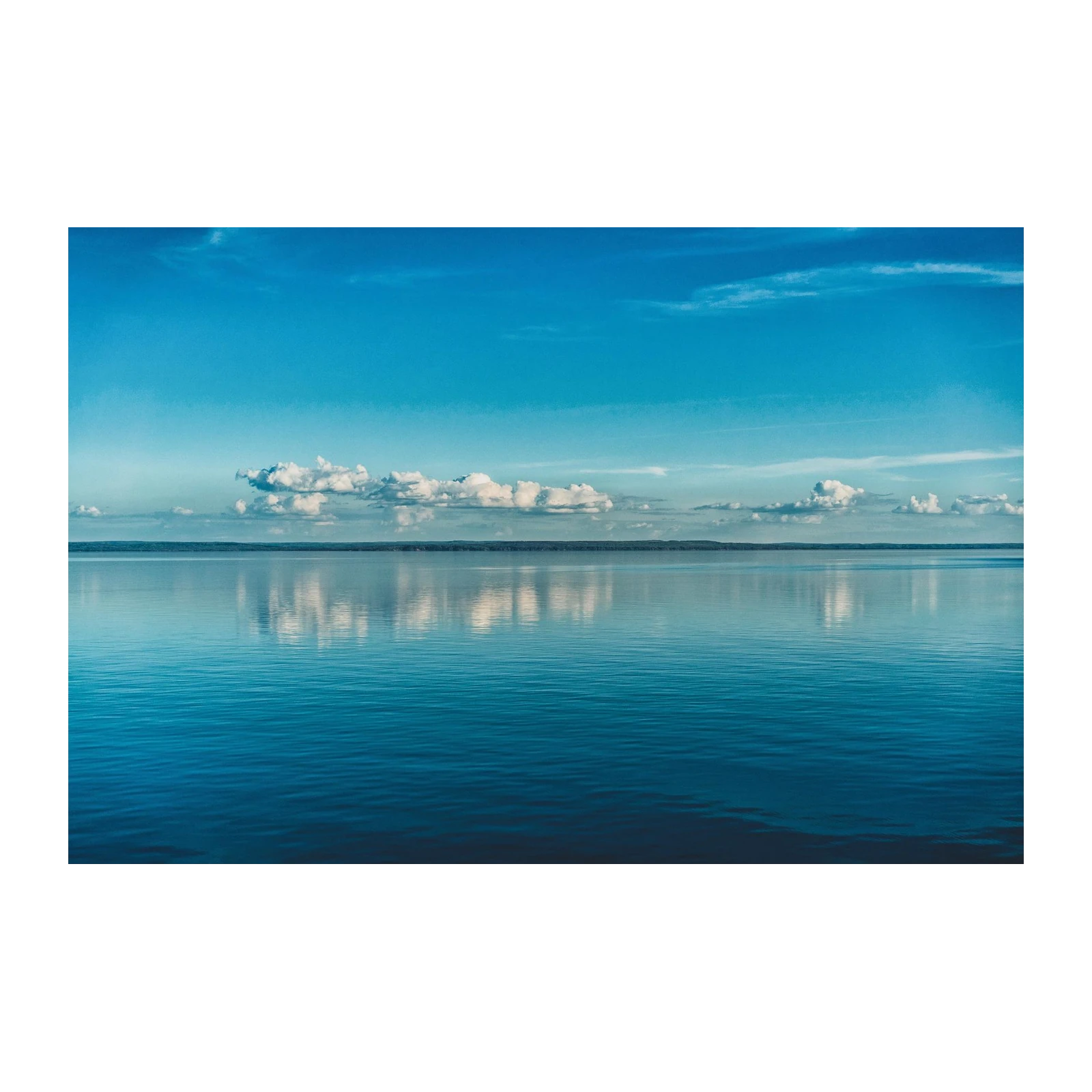 Serene Lake Horizon Wall Art
