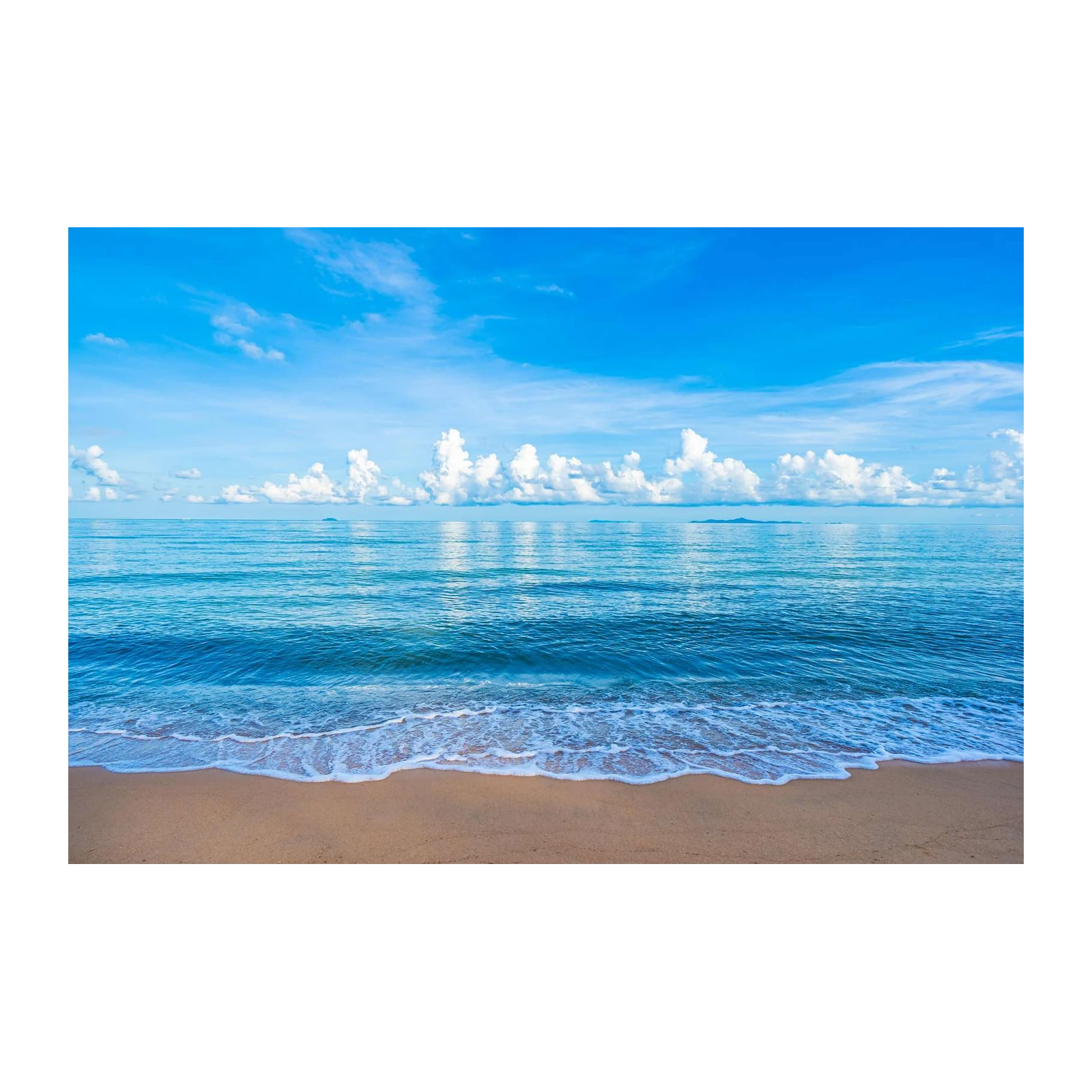 Tranquil Ocean Horizon Beach Wall Art