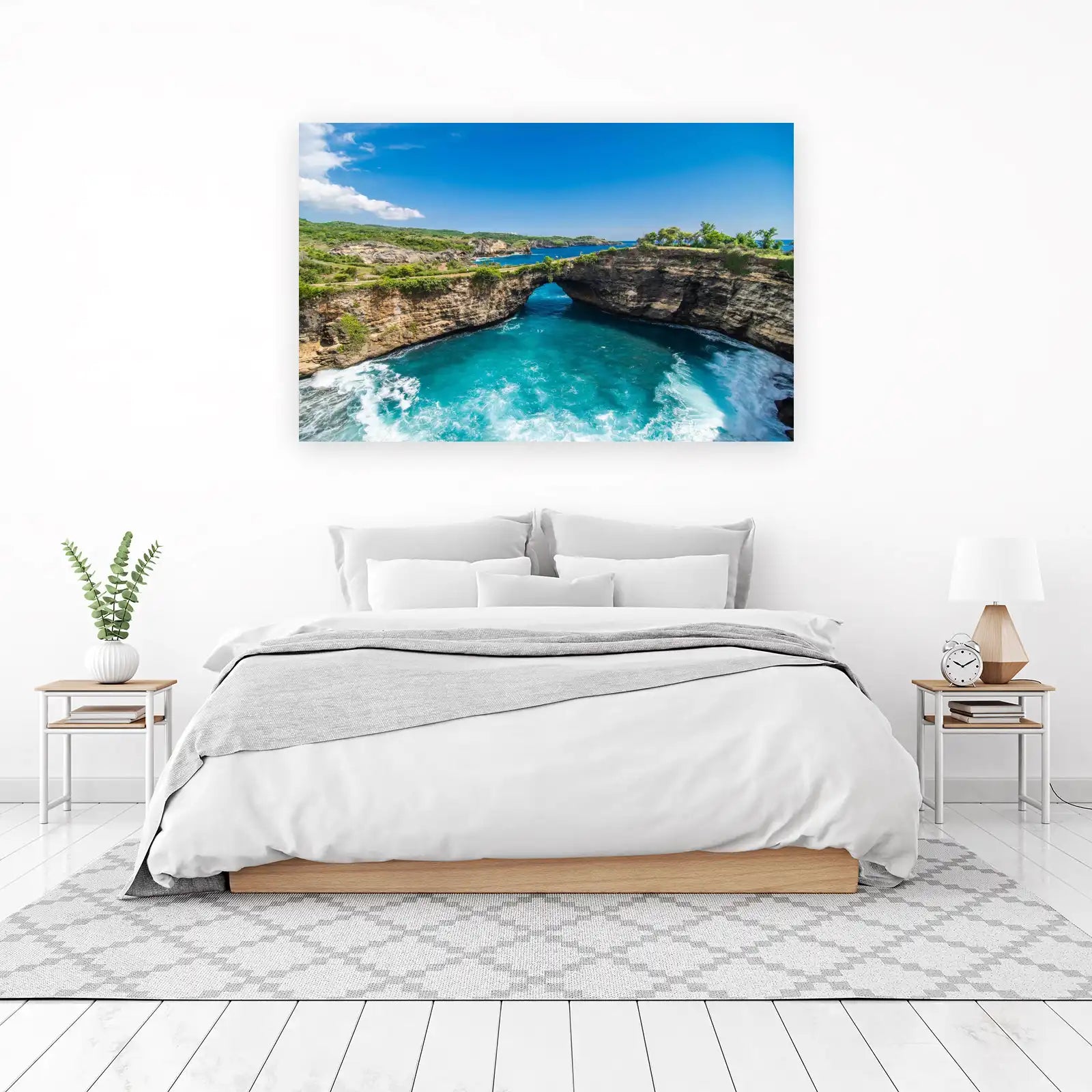 Tropical Ocean Arch Landscape Wall Art