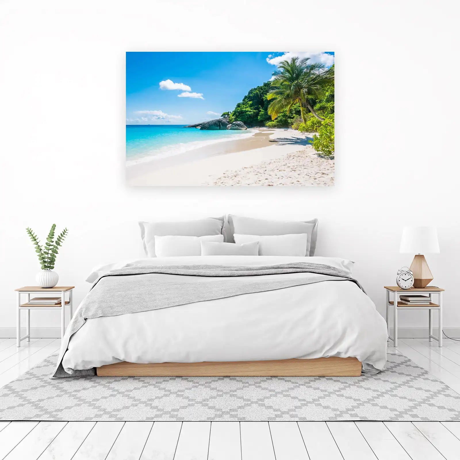 Tropical Paradise Beach Serenity Wall Art