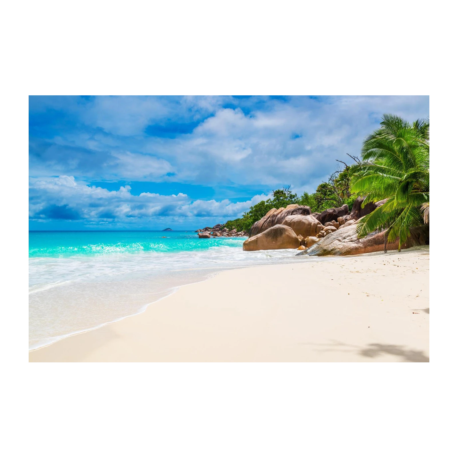 Tropical Paradise Beach Serenity Wall Art