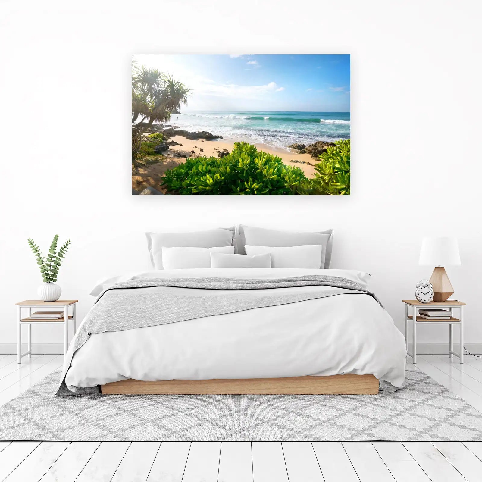 Tranquil Beach Serenity Wall Art