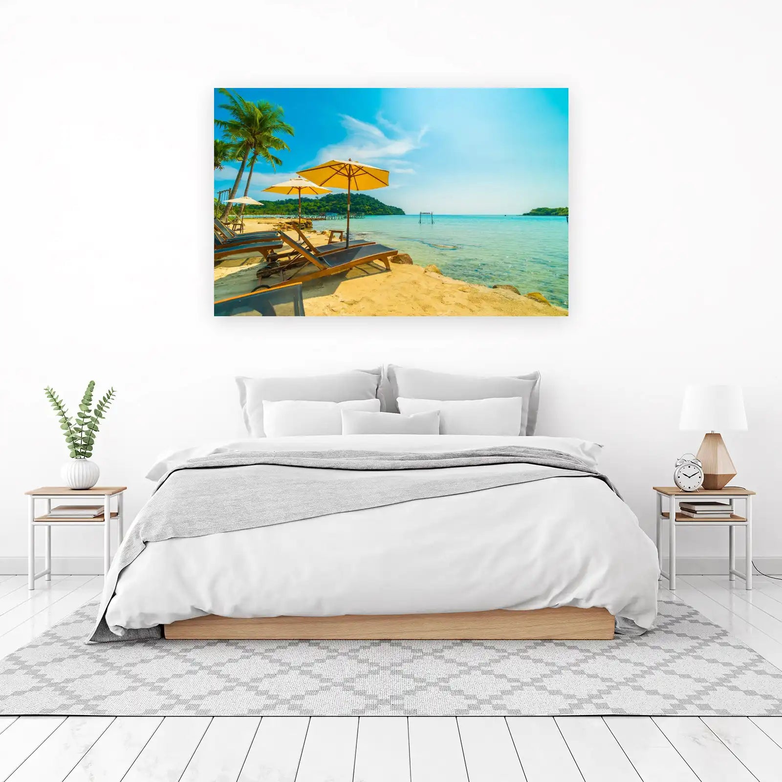 Tropical Beach Oasis Wall Art