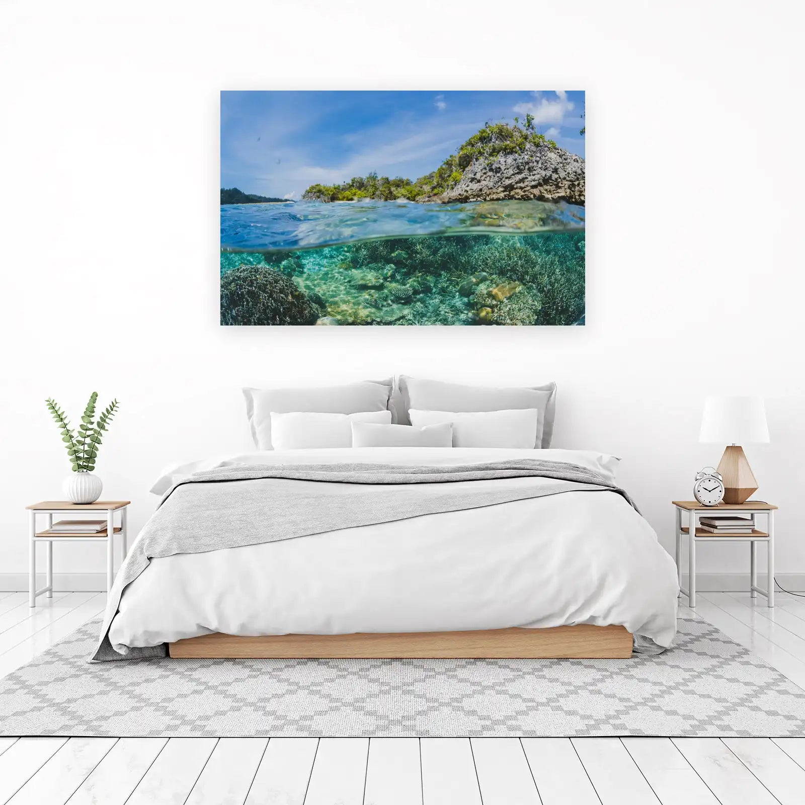 Tropical Paradise Split-Level Ocean Wall Art