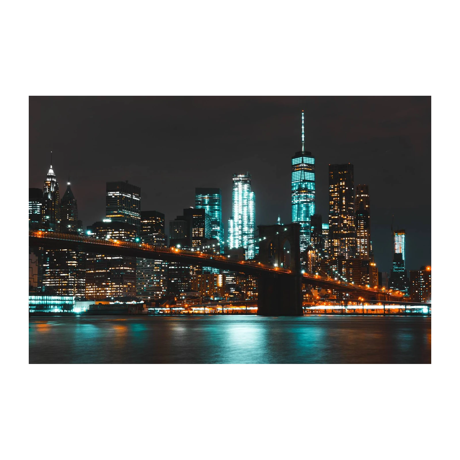 NYC Brooklyn Bridge Skyline Wall Art