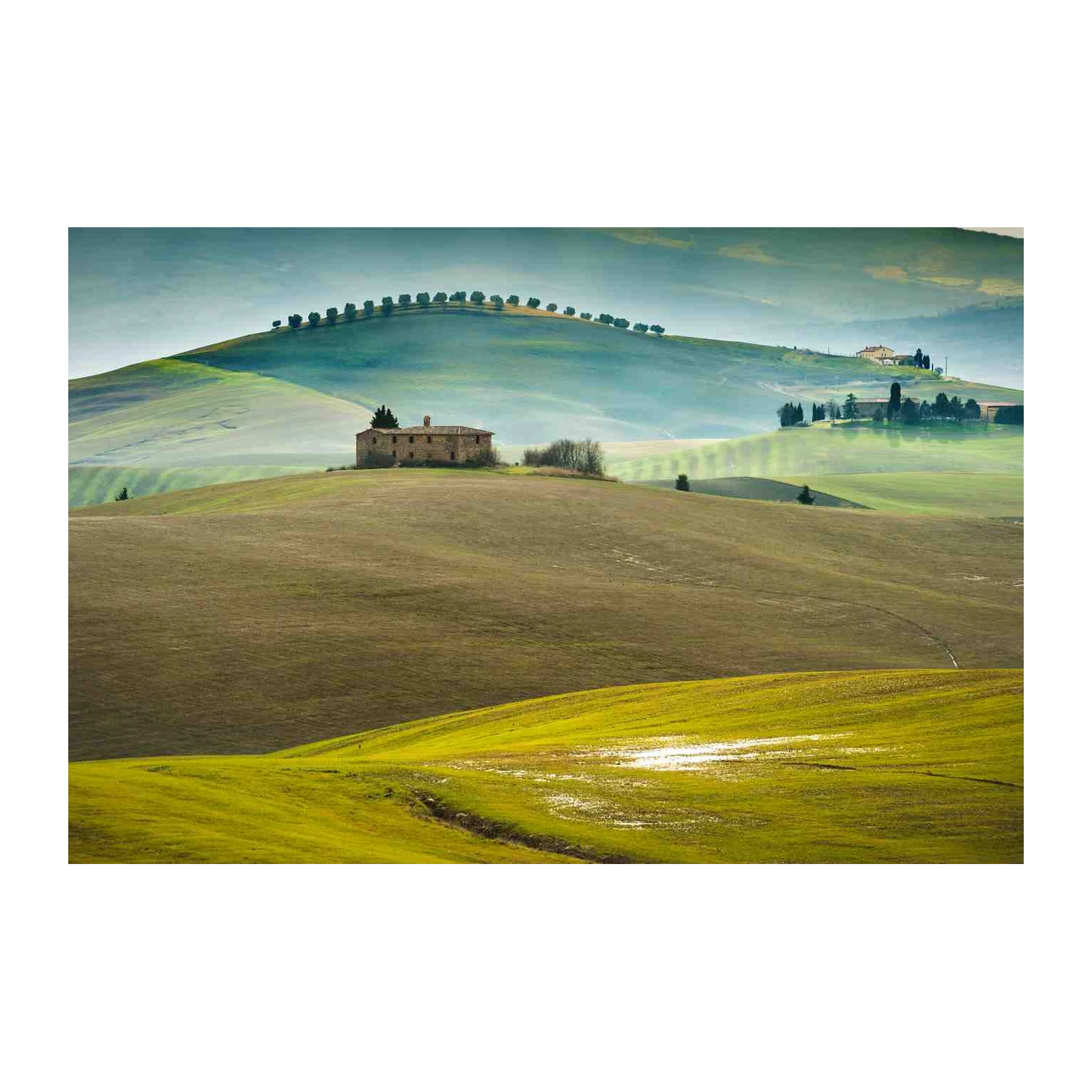 Tuscan Hills Estate Landscape Wall Art
