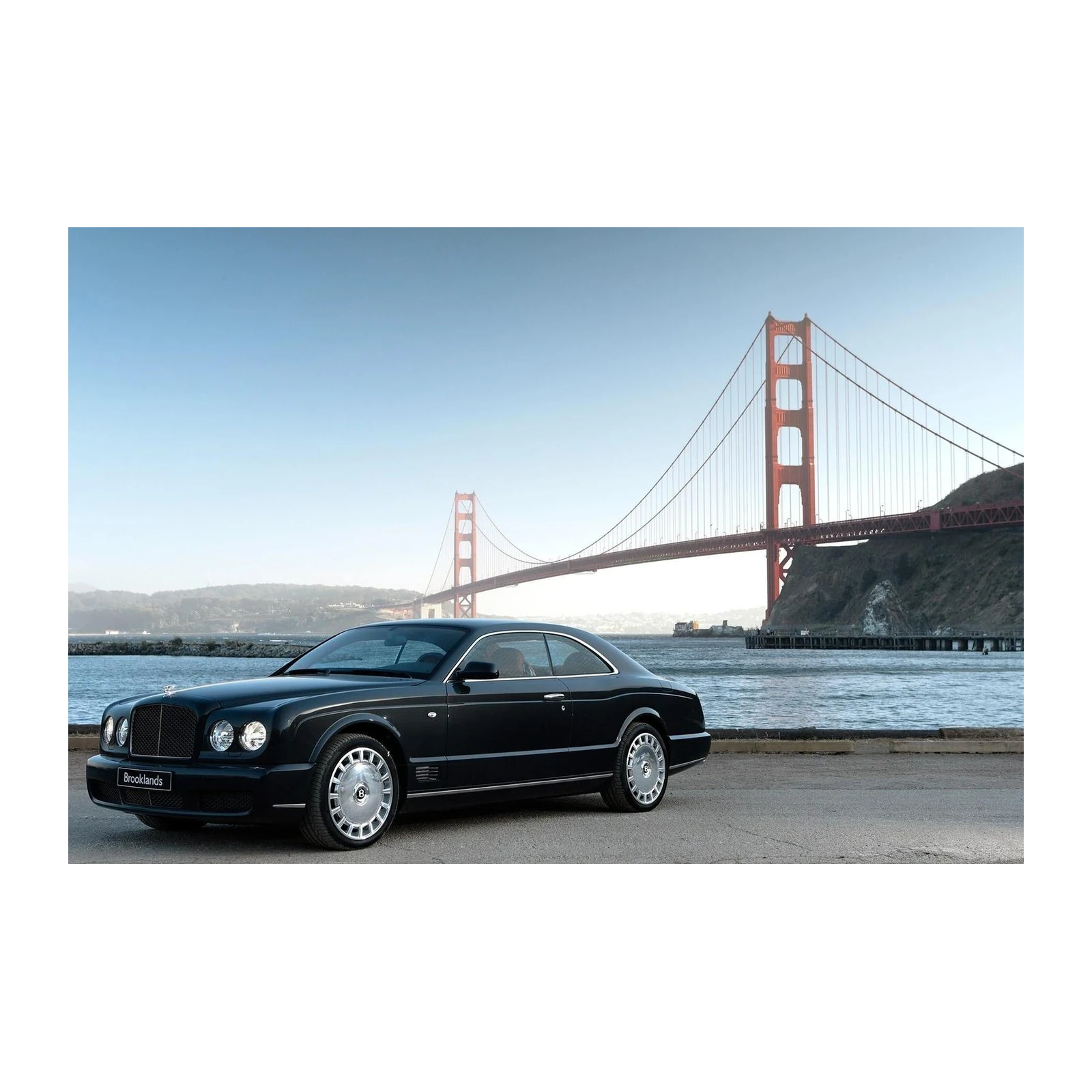 Luxury Bentley & Golden Gate Wall Art