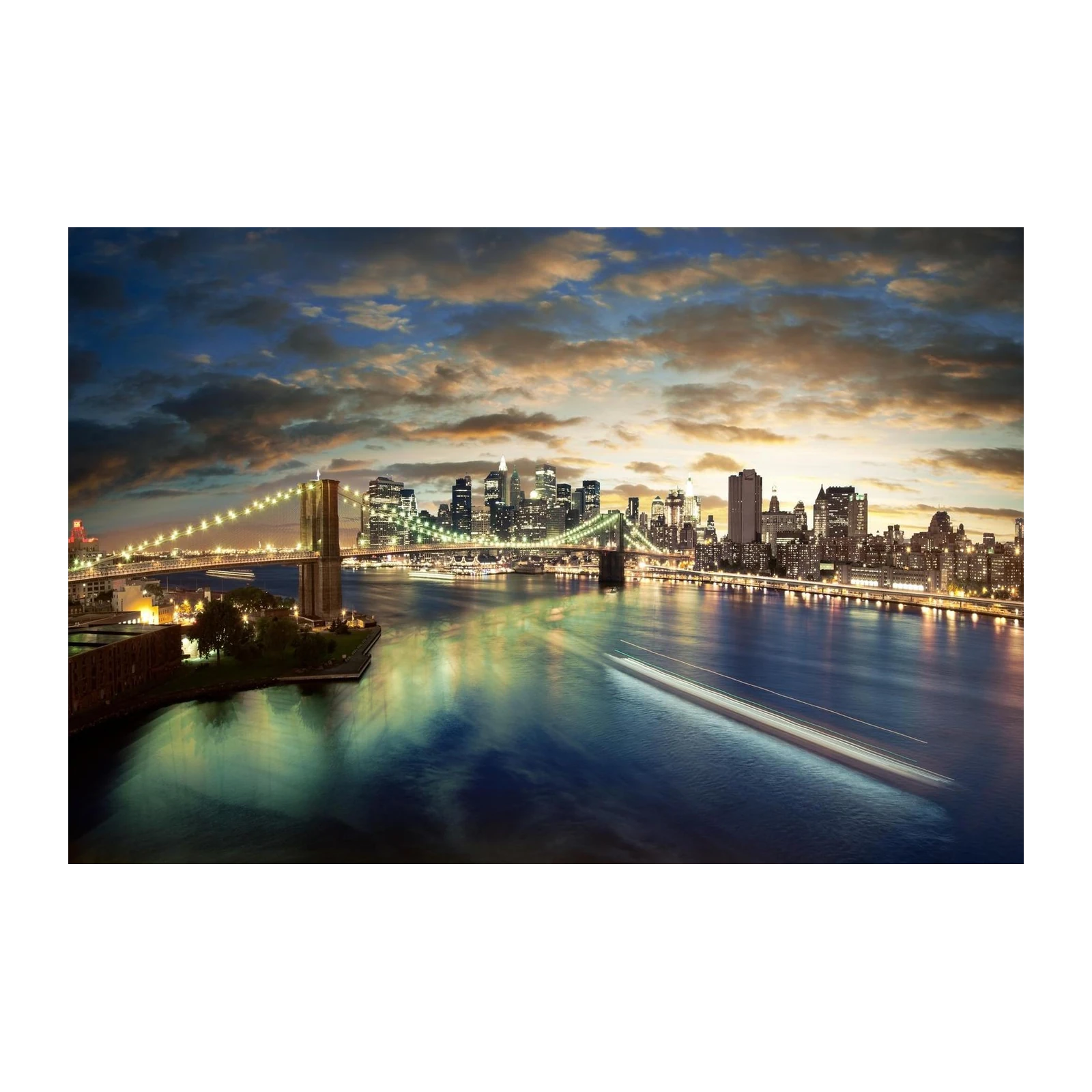 Iconic Brooklyn Bridge Skyline Wall Art