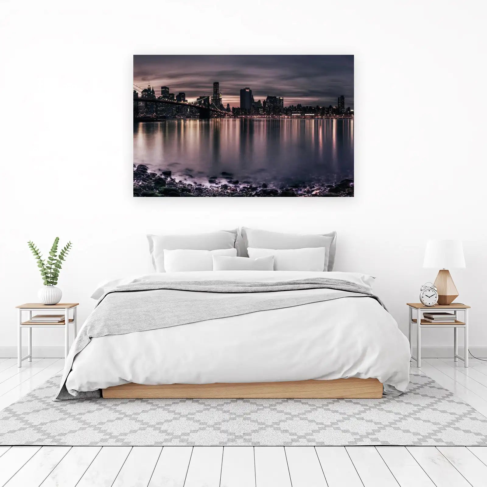 New York City Skyline Brooklyn Bridge Wall Art