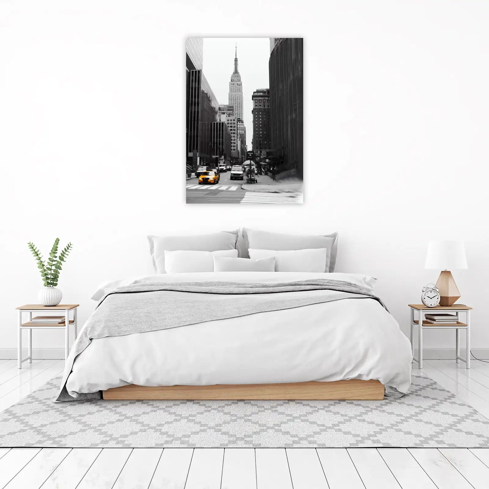 Empire State Building Taxi Wall Art