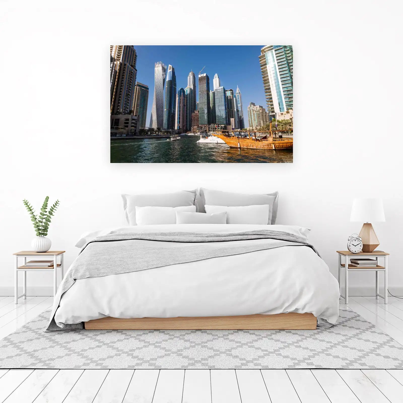 Dubai Marina Skyscrapers Wall Art