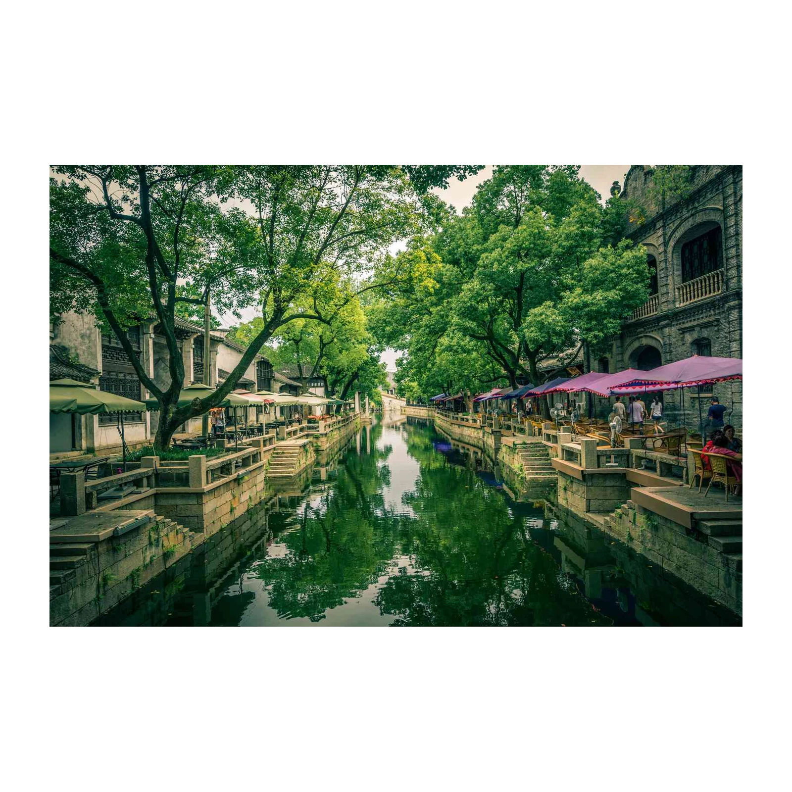 Tranquil Canal Serenity Wall Art