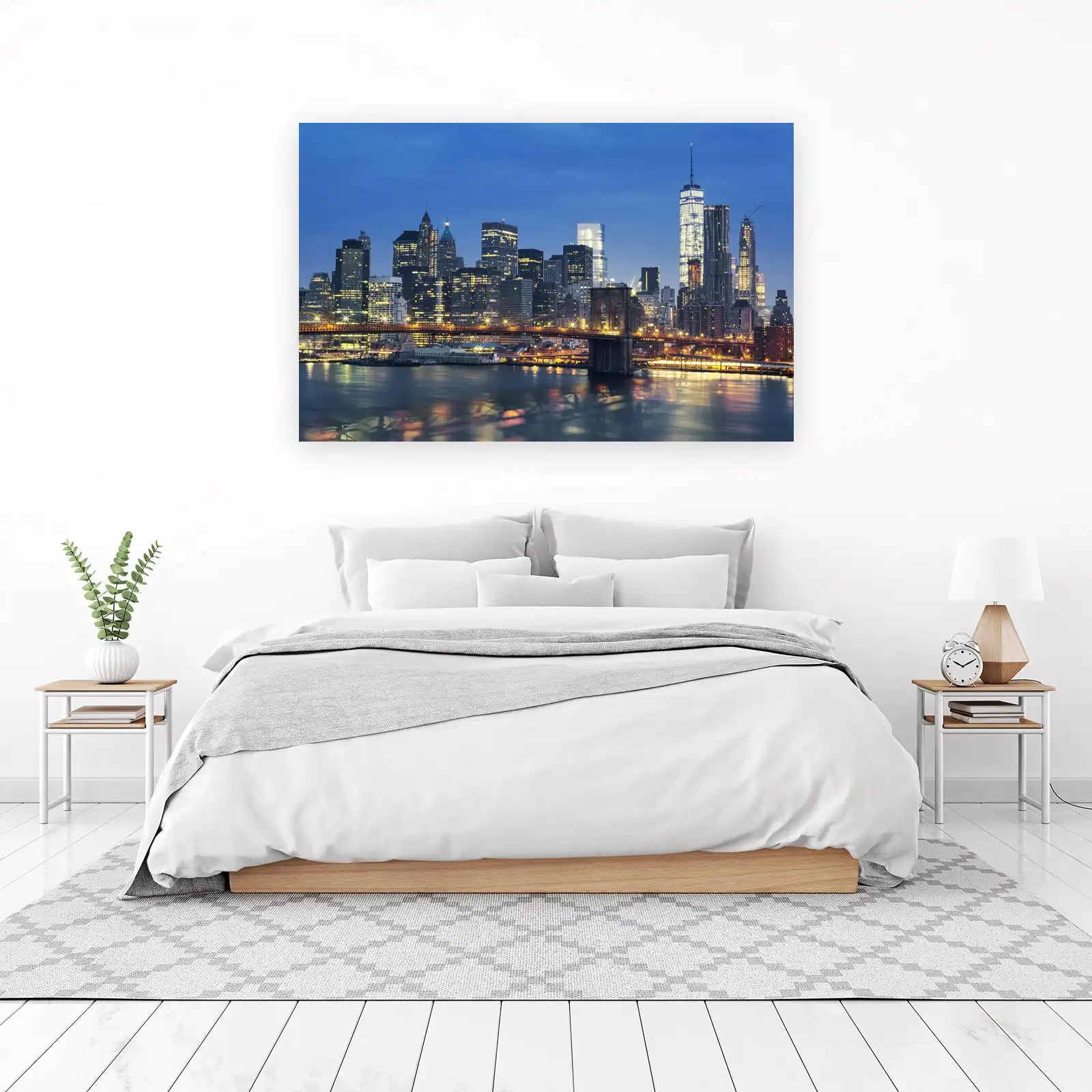 New York City Skyline Brooklyn Bridge Wall Art
