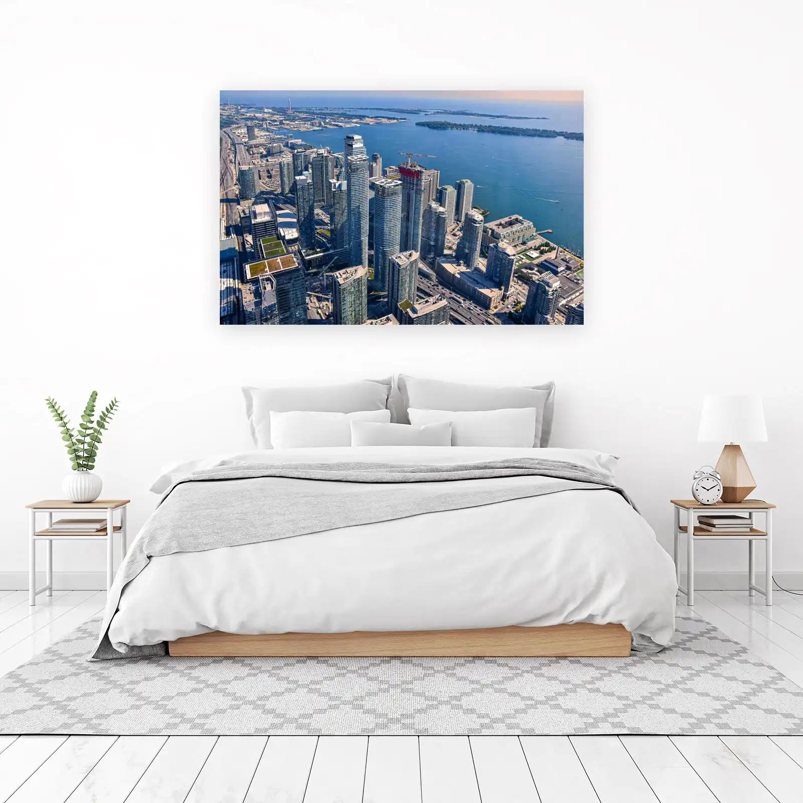Toronto Skyline Aerial Wall Art