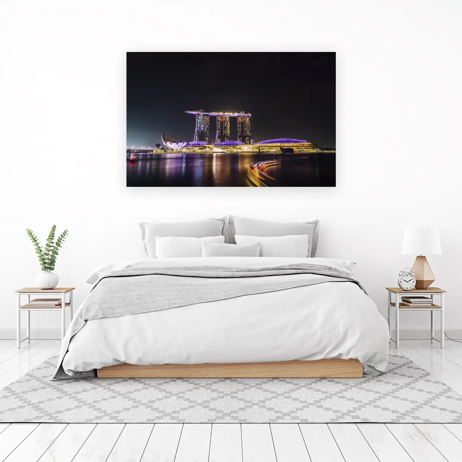 Marina Bay Sands Night Singapore Wall Art