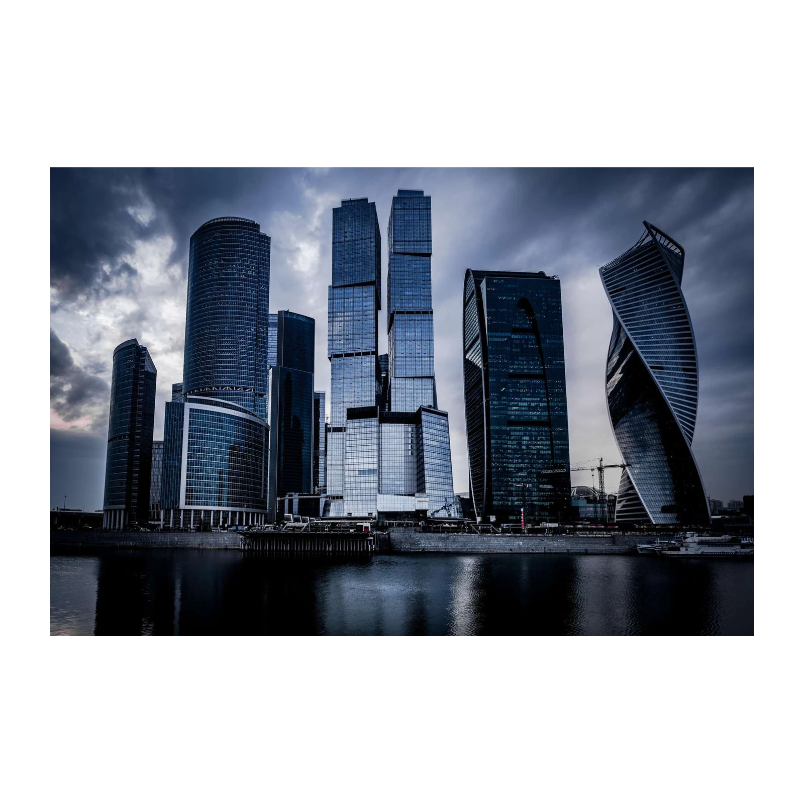 Modern Cityscape Skyline Wall Art