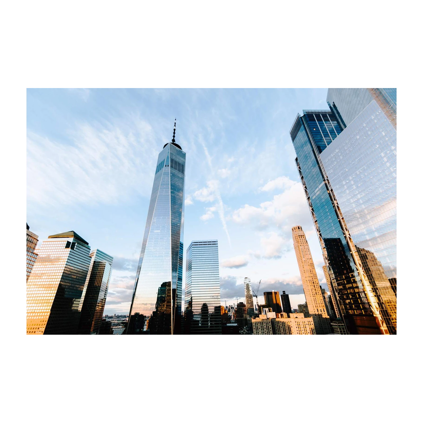 Iconic NYC Skyline & Freedom Tower Wall Art