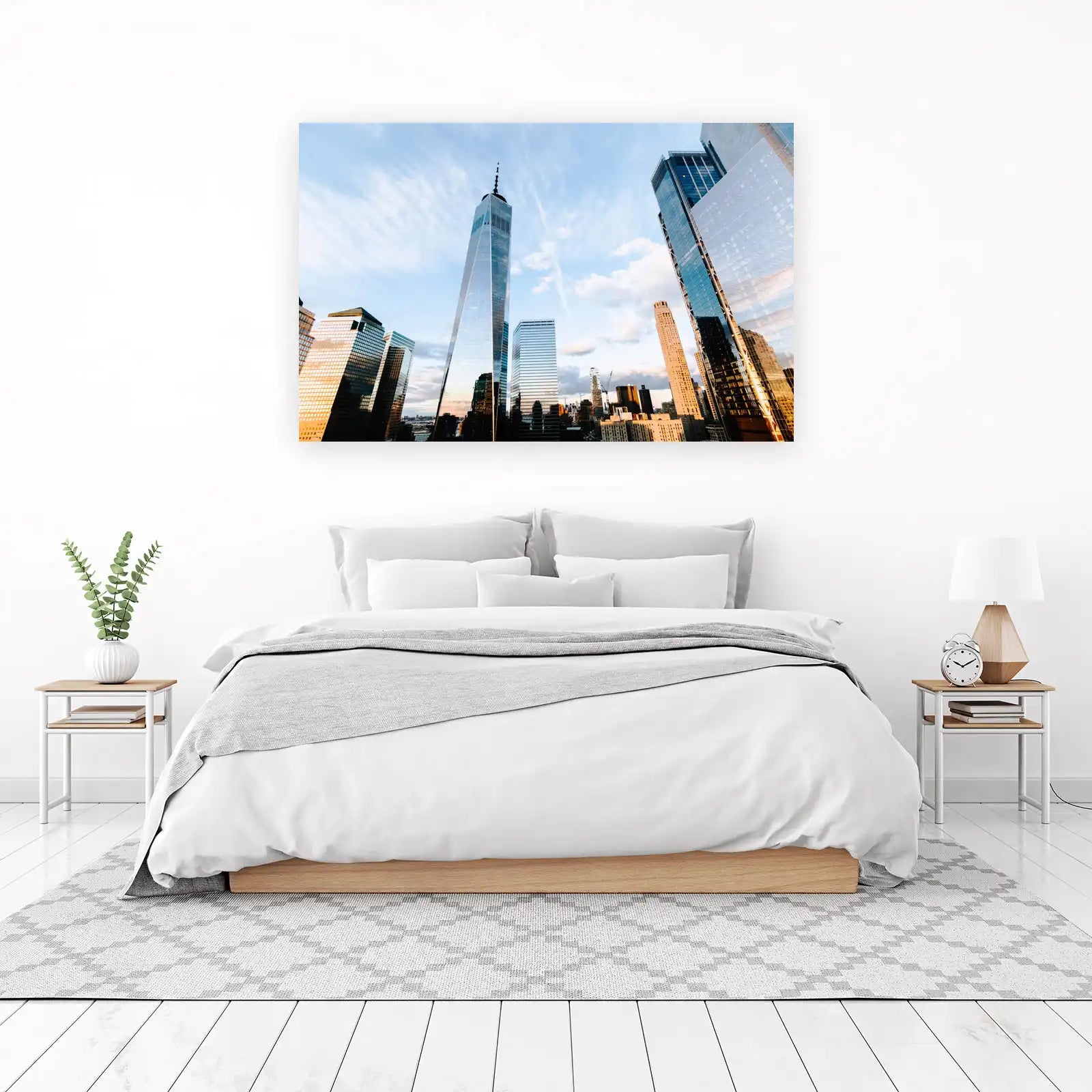 Iconic NYC Skyline & Freedom Tower Wall Art