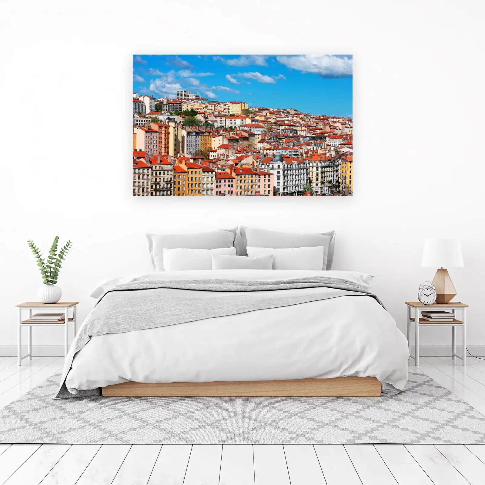 Lyon Skyline Panorama Wall Art