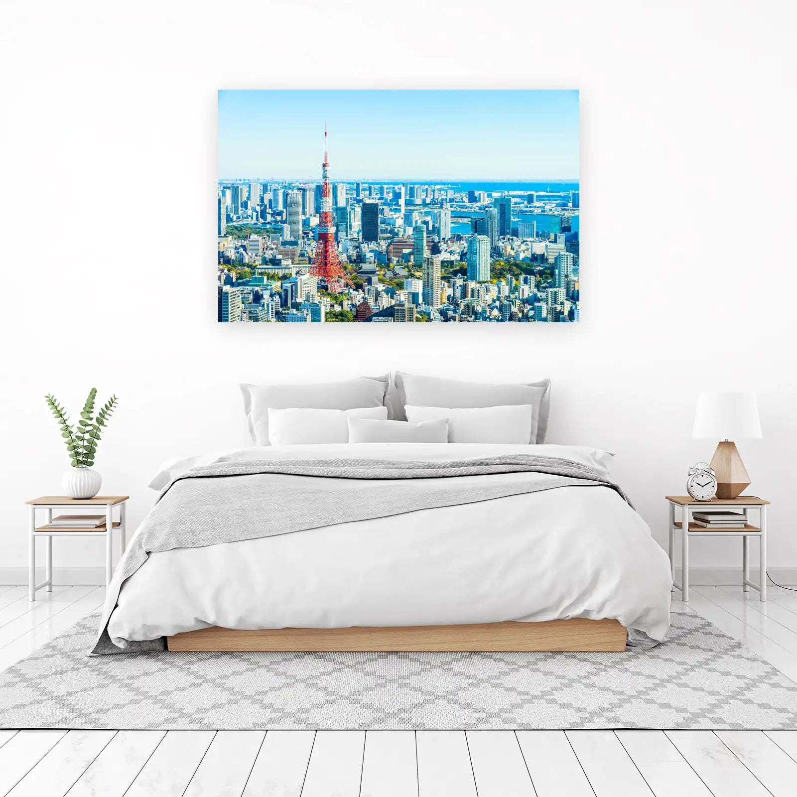 Tokyo Tower Cityscape Wall Art