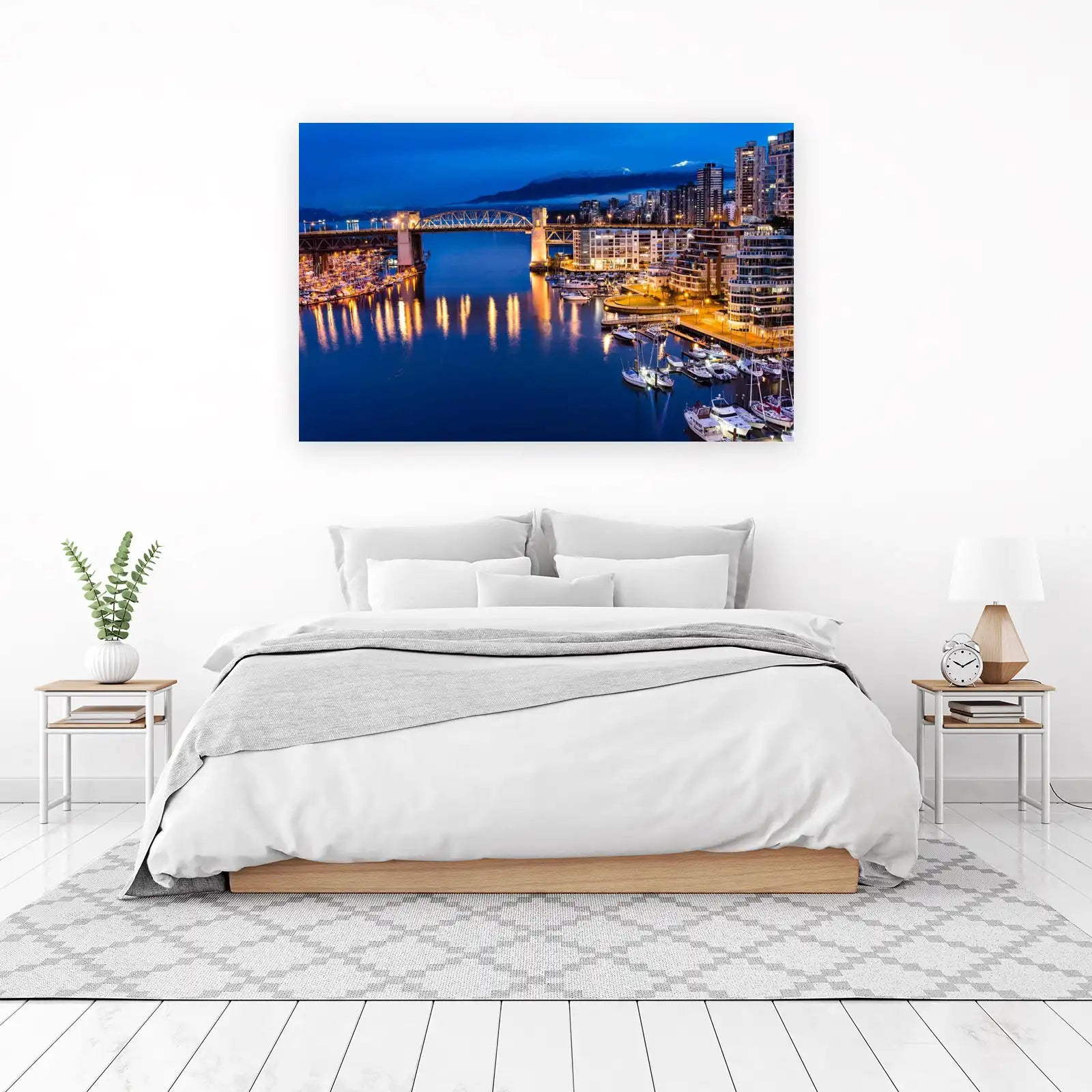 Vancouver Skyline & Bridge Wall Art