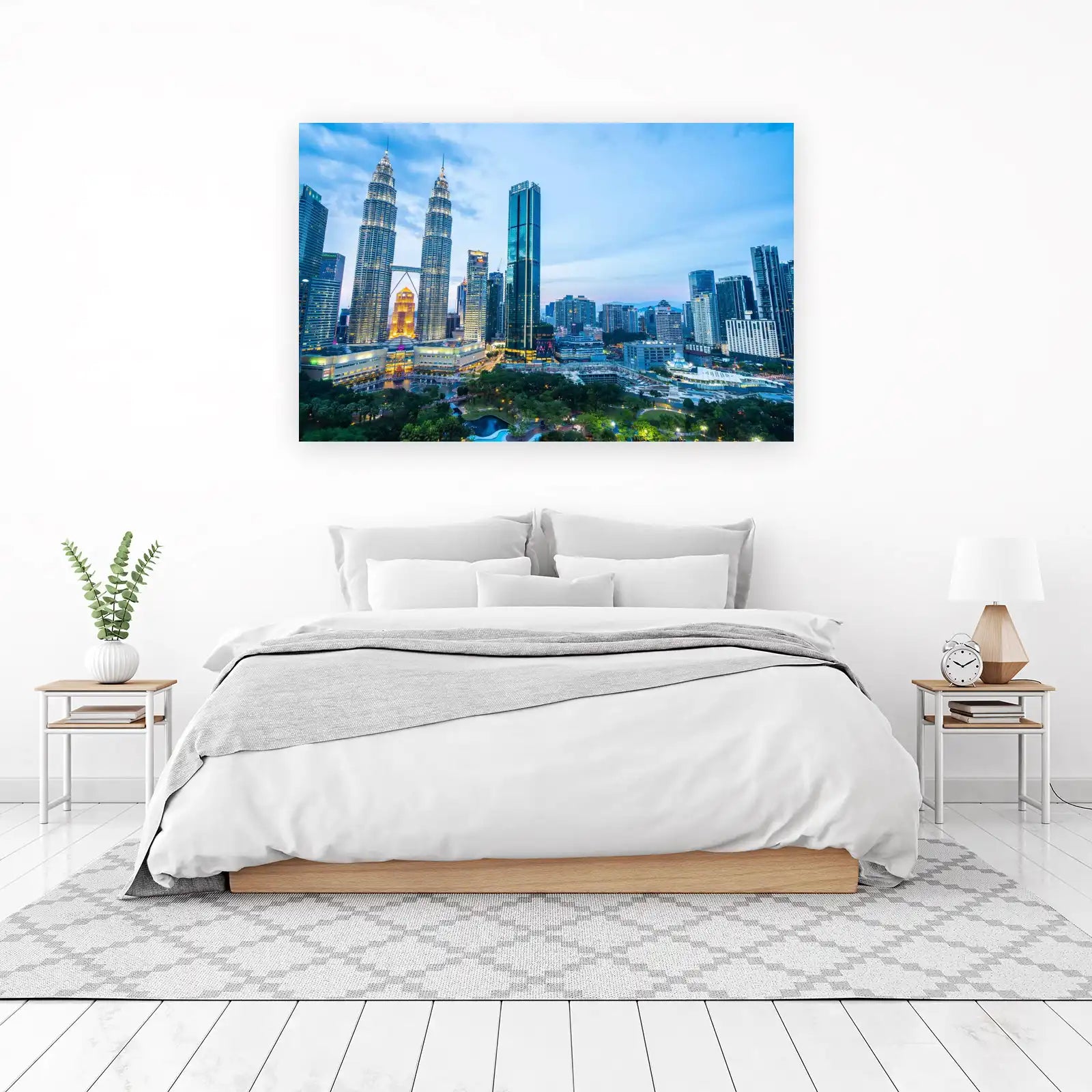 Petronas Towers Kuala Lumpur Skyline Wall Art