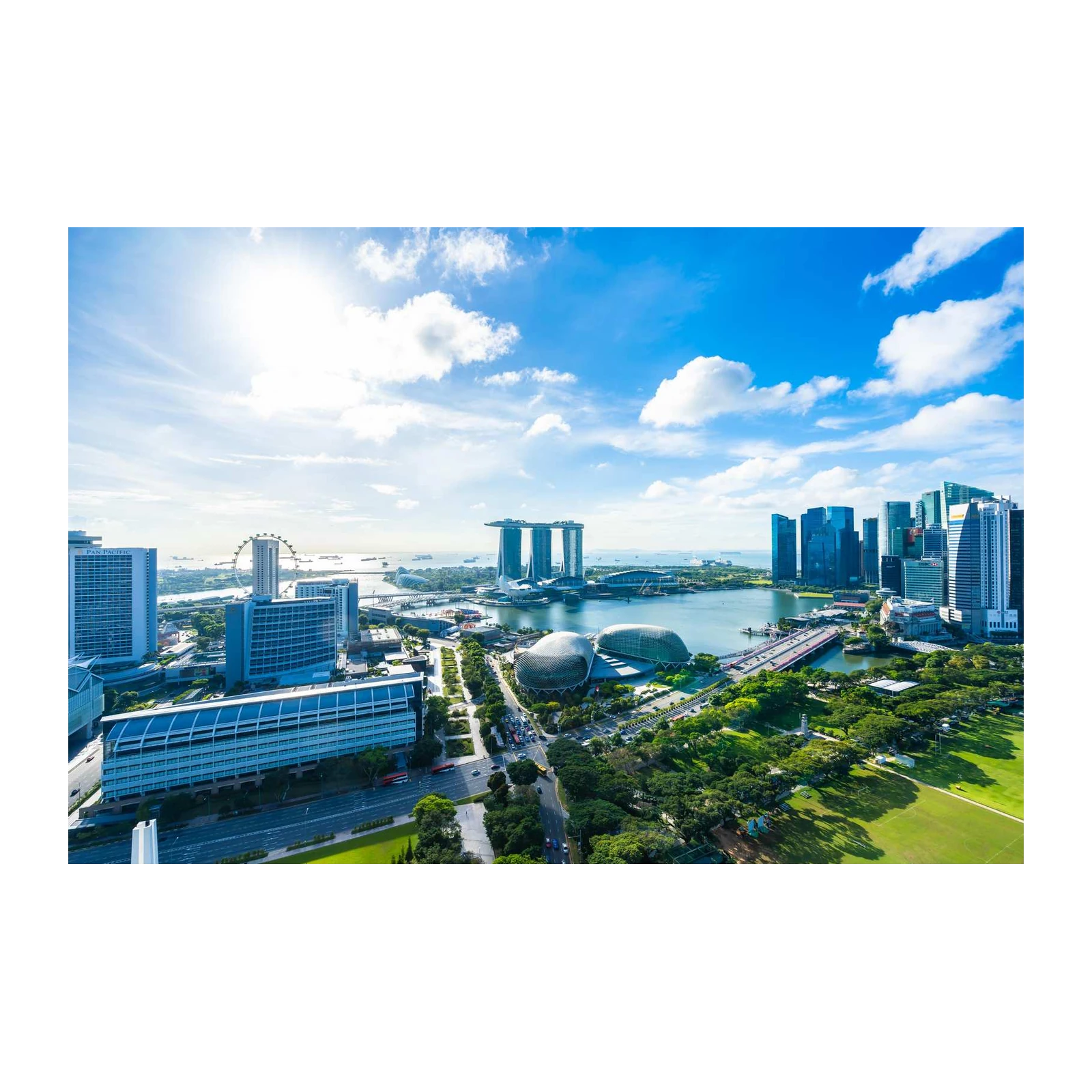 Singapore Skyline Marina Bay Sands Wall Art