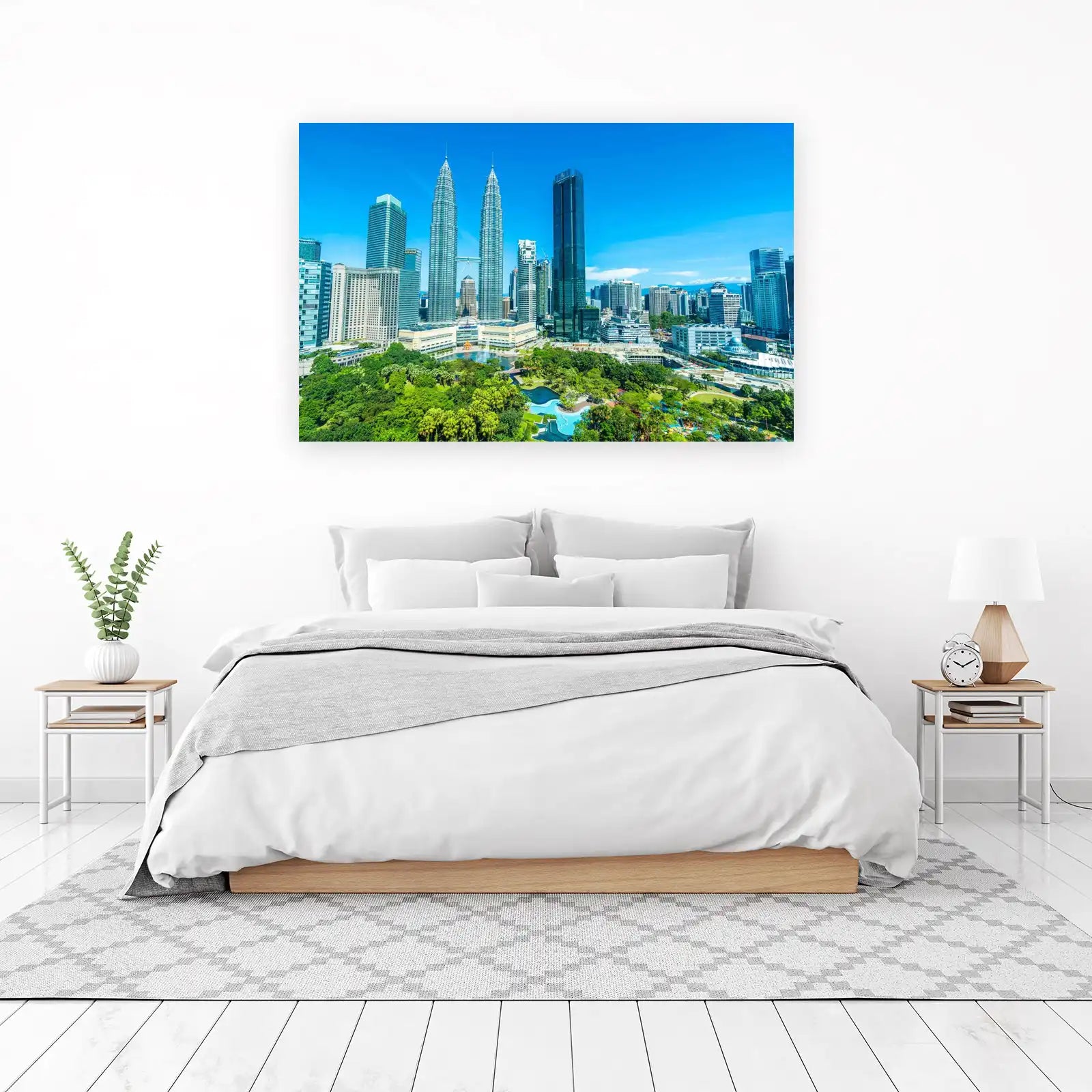 Iconic Cityscape: Kuala Lumpur Twin Towers Wall Art