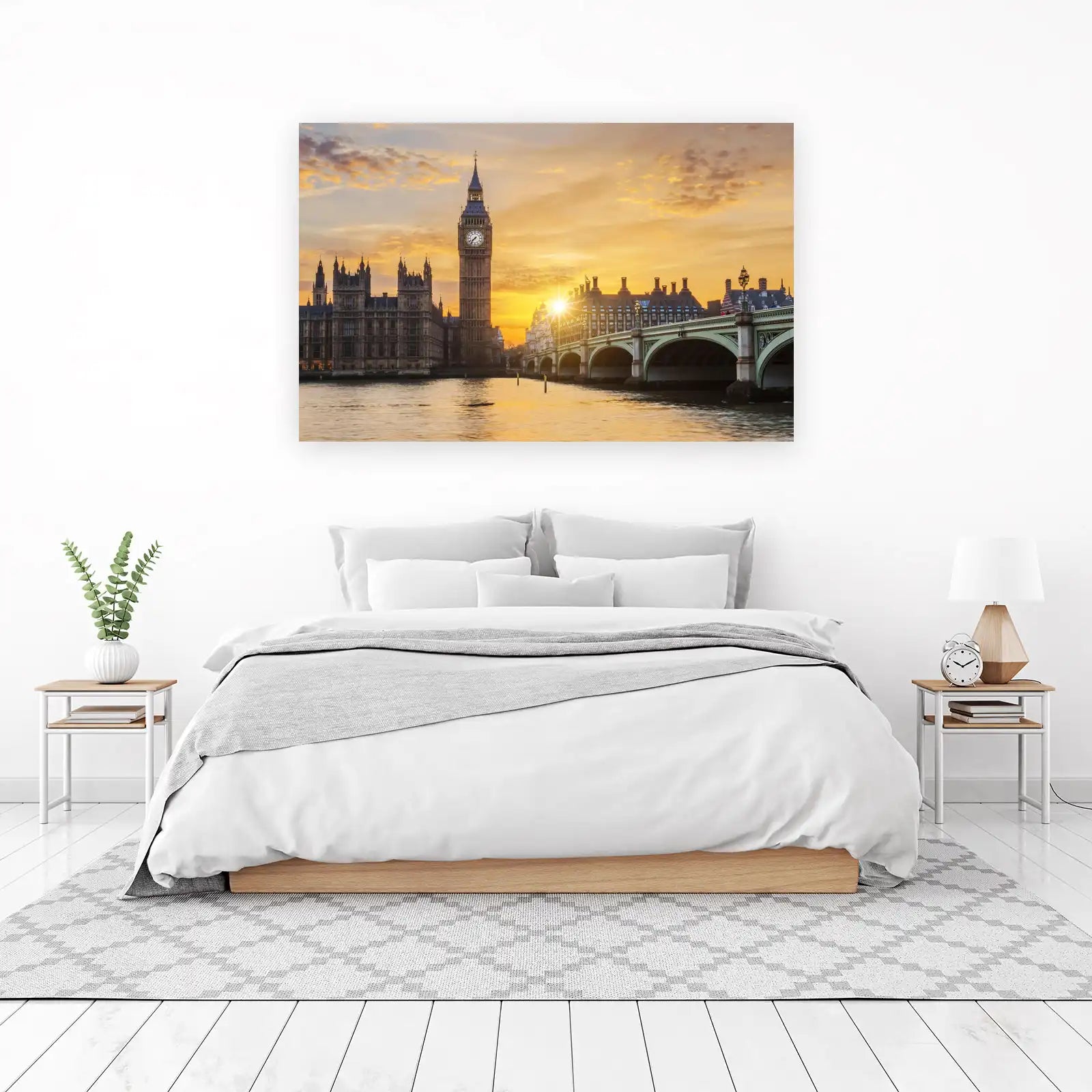 London Big Ben Sunset Wall Art