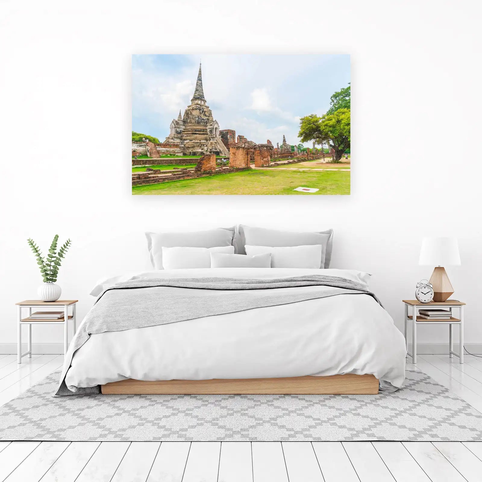 Ancient Thai Temple Ruins Wall Art