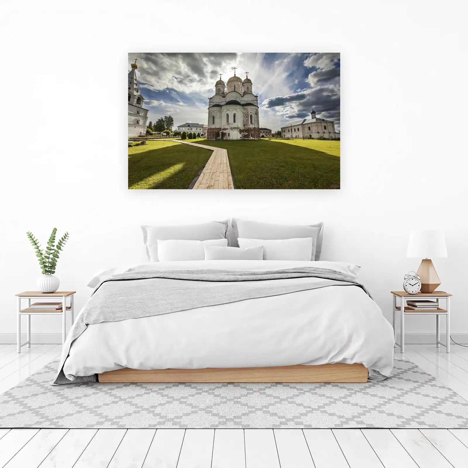 Historic Russian Monastery Wall Art