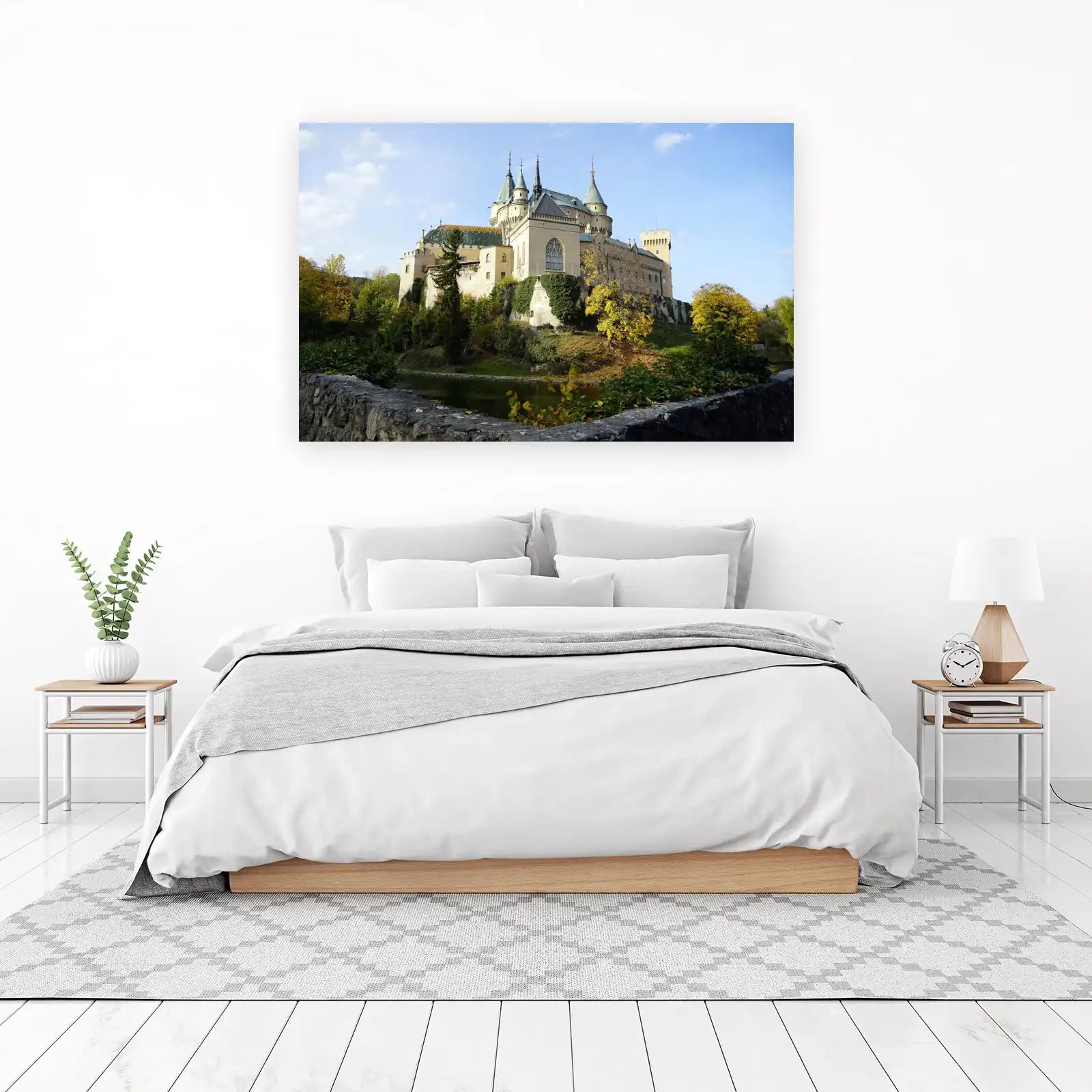 Enchanting Castle Landscape Wall Art