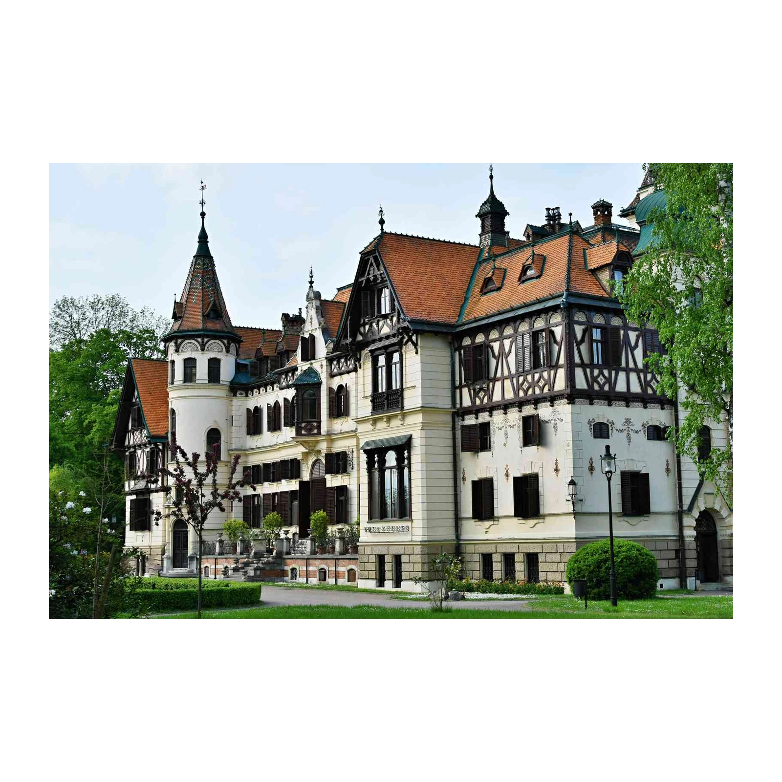 Majestic European Castle Wall Art Wall Art