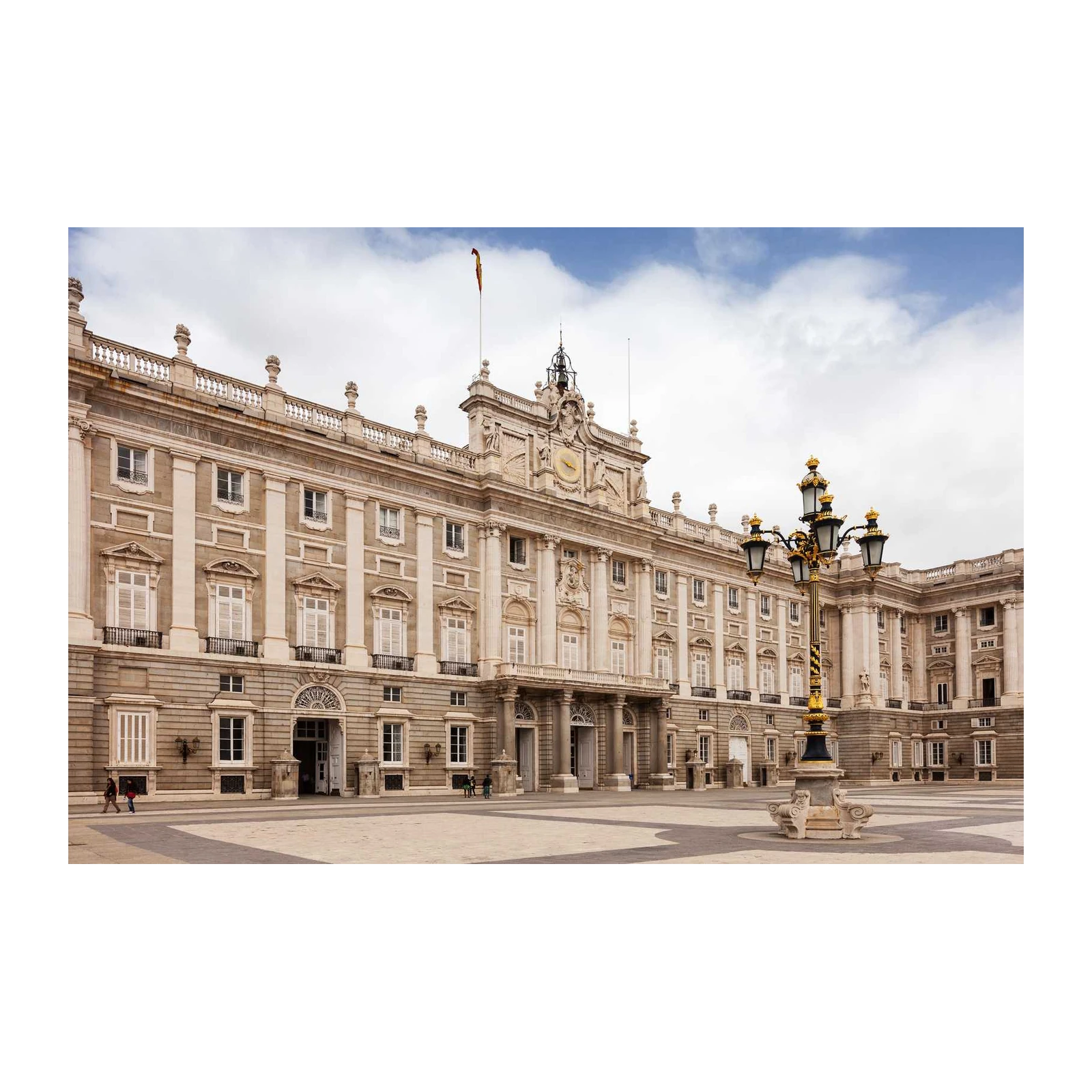 Majestic Royal Palace Madrid Architecture Wall Art