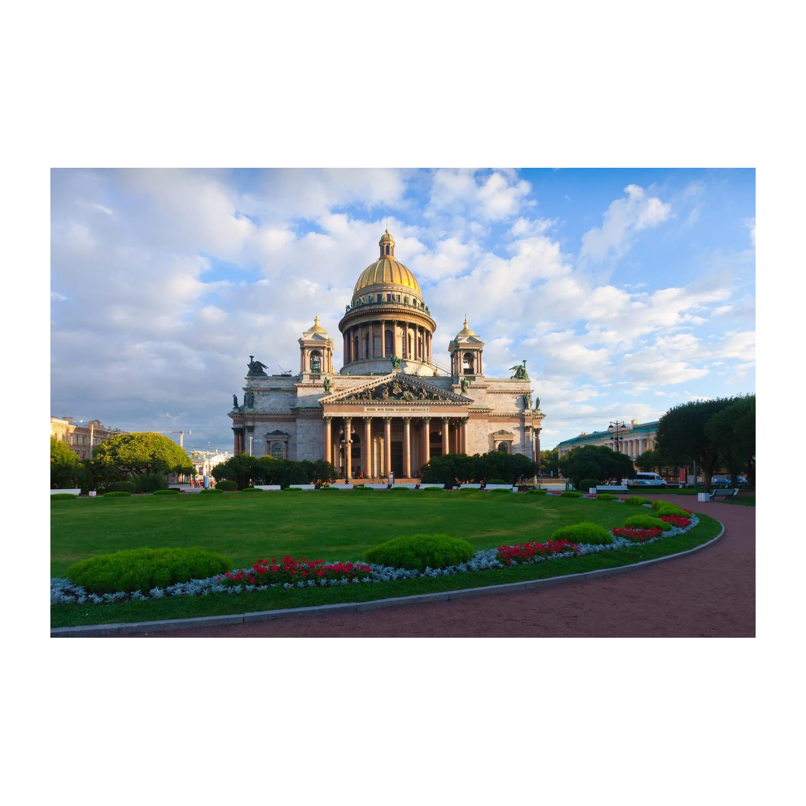 St. Petersburg Cathedral Golden Dome Wall Art