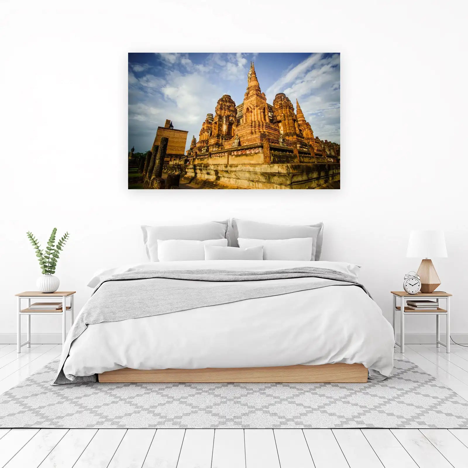Ancient Temple Thailand Landscape Wall Art