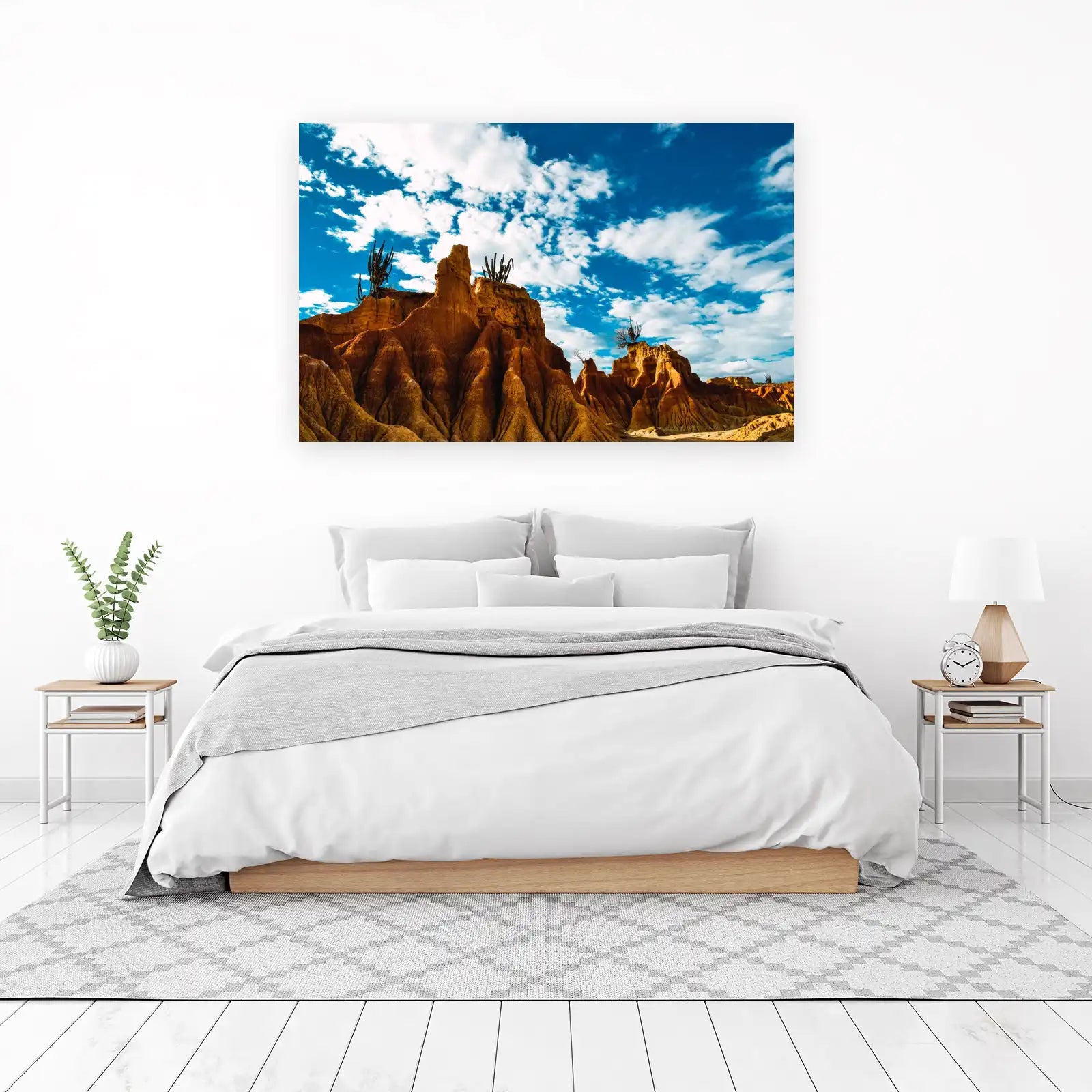Desert Landscape Cacti Wall Art