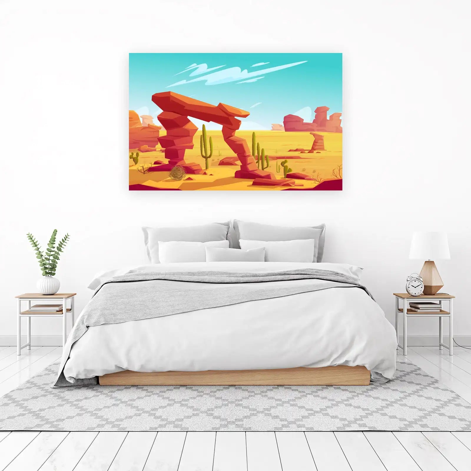 Desert Archway & Cacti Wall Art
