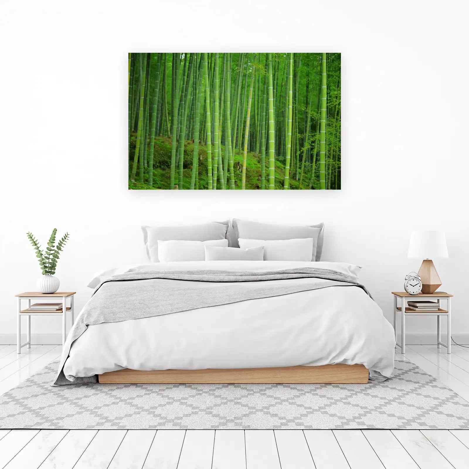 Serene Bamboo Forest Landscape Wall Art