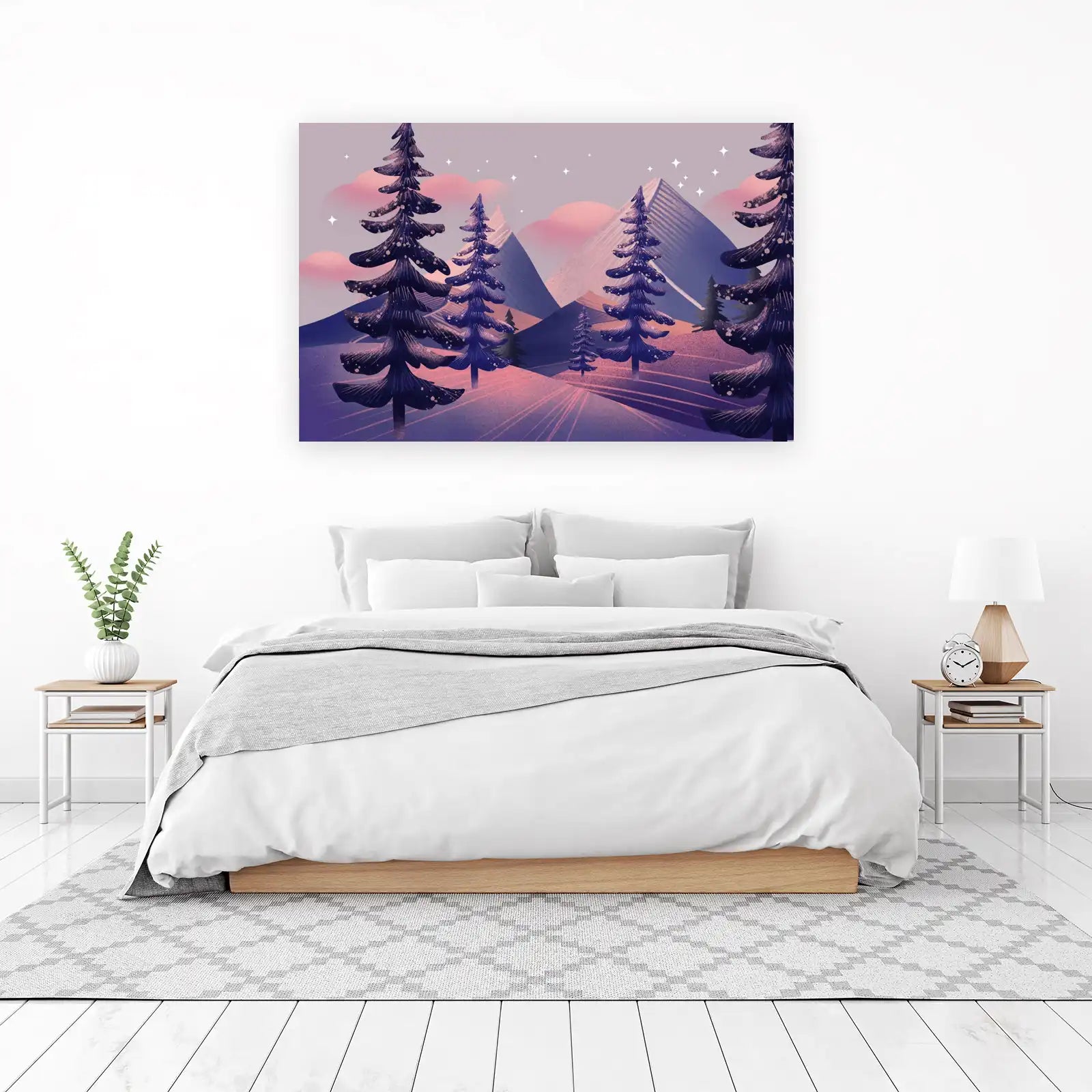 Serene Forest Landscape Wall Art