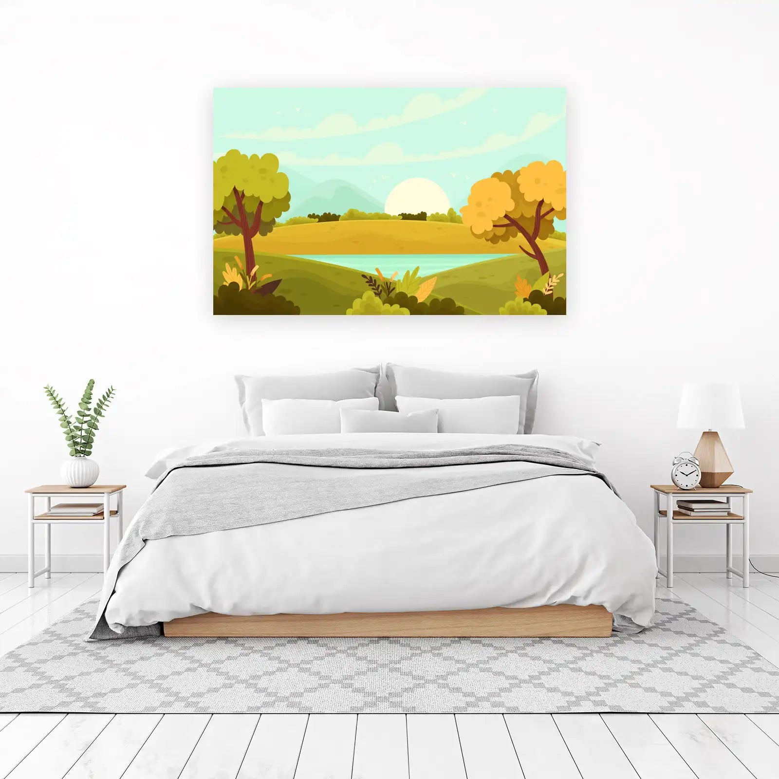 Serene Autumn Landscape Wall Art