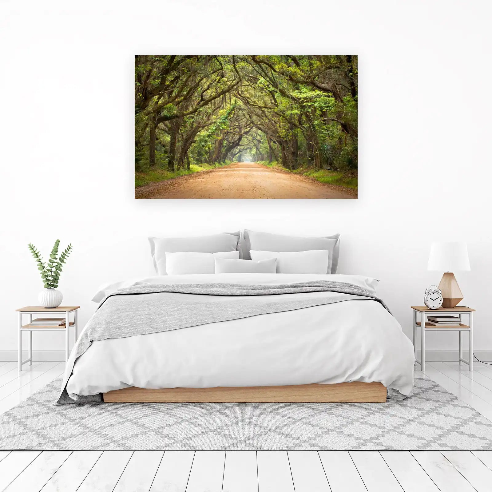 Enchanting Oak Alley Scenic Road Wall Art