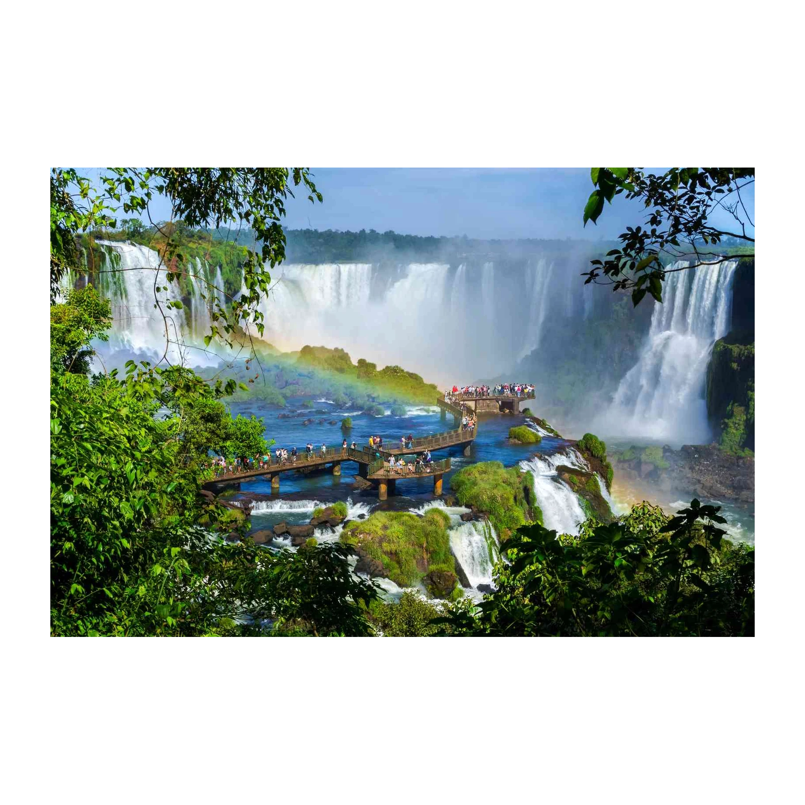 Majestic Iguazu Falls Nature Landscape Wall Art