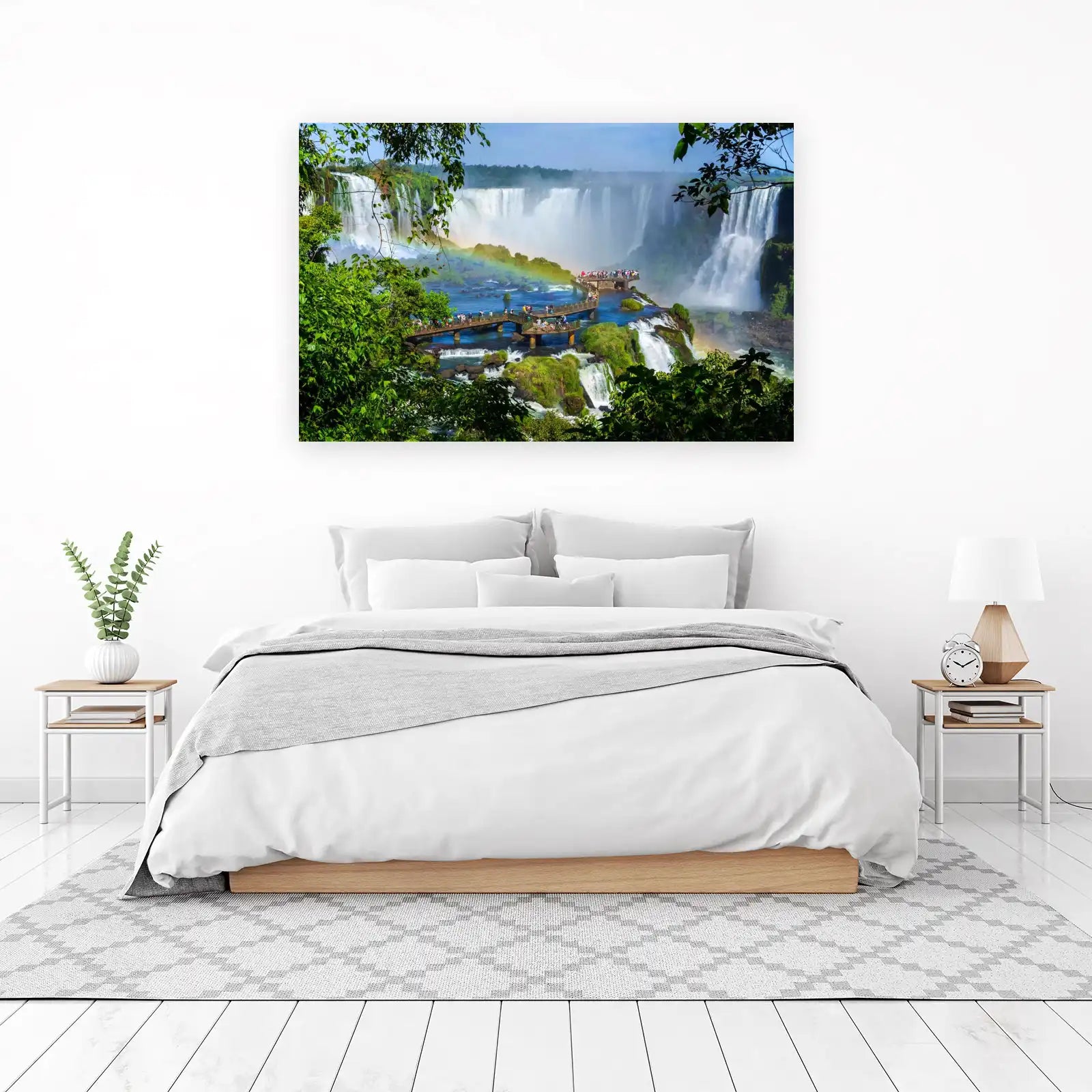Majestic Iguazu Falls Nature Landscape Wall Art