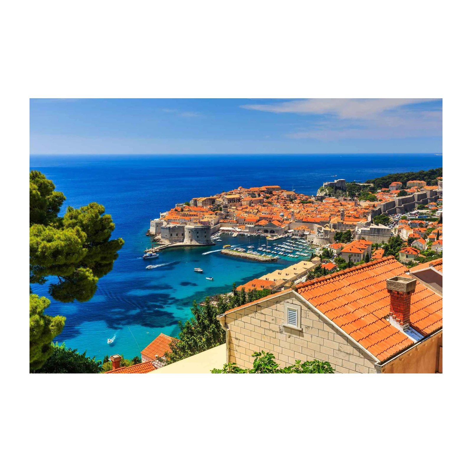 Dubrovnik Coastal Serenity Wall Art