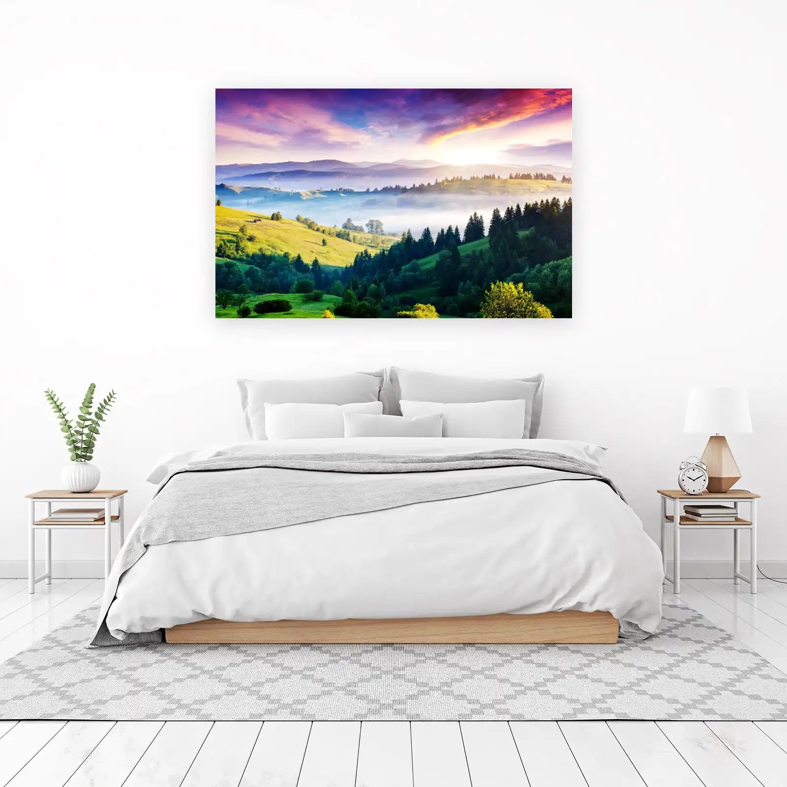 Serene Mountain Landscape Wall Art
