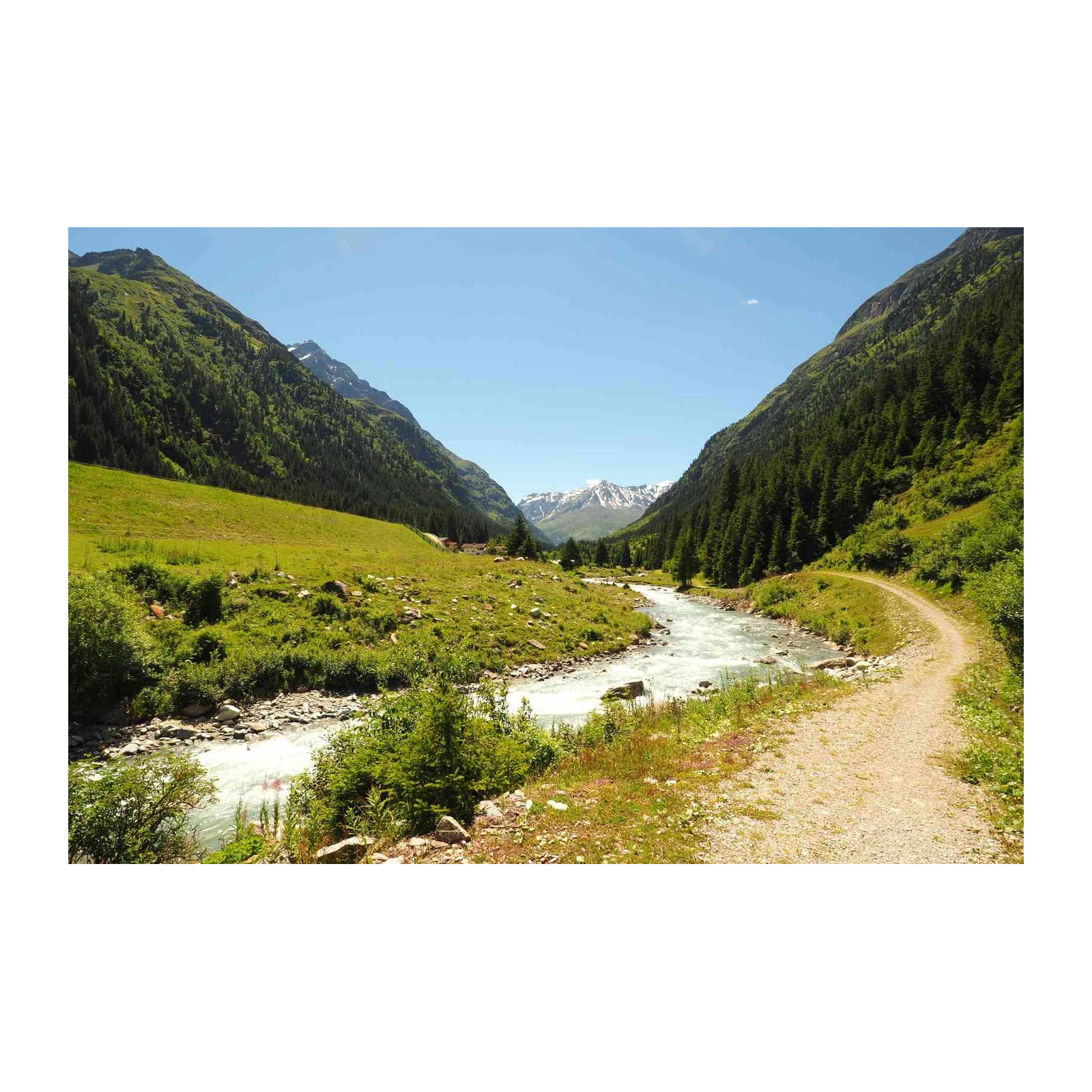 Alpine Valley River Scenic Wall Art