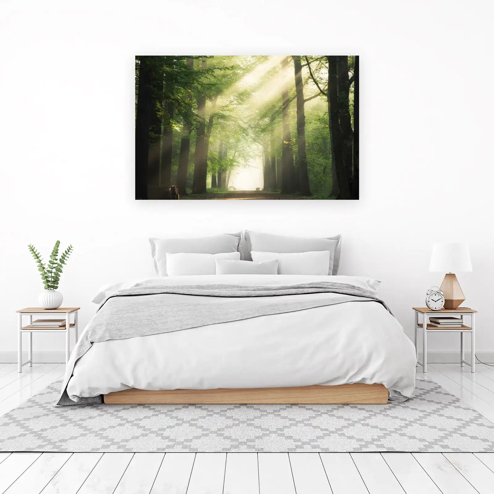 Enchanted Forest Sunbeams Wall Art